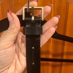 AllSaints leather studded belt. Size Large. Never worn.
